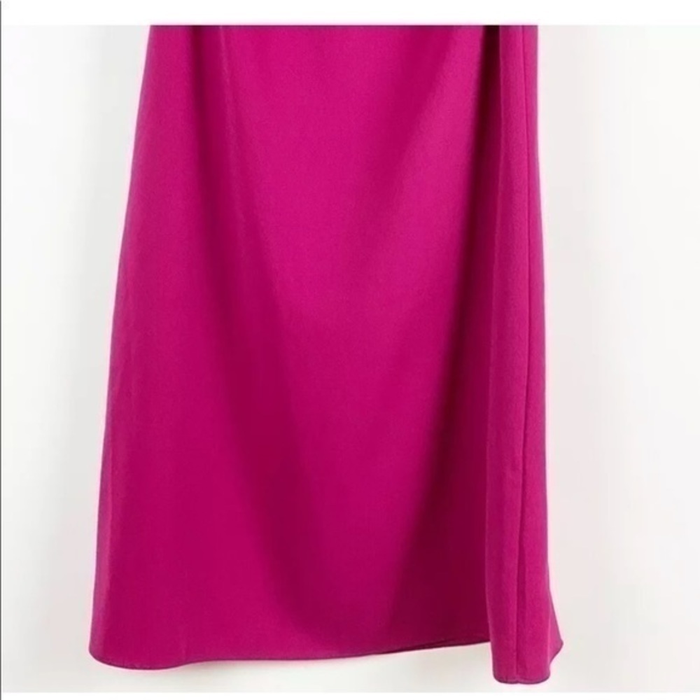 Cooper & Ella Raspberry Saga Cold Shoulder Ruffle Dress - Size M - Picture 12 of 16